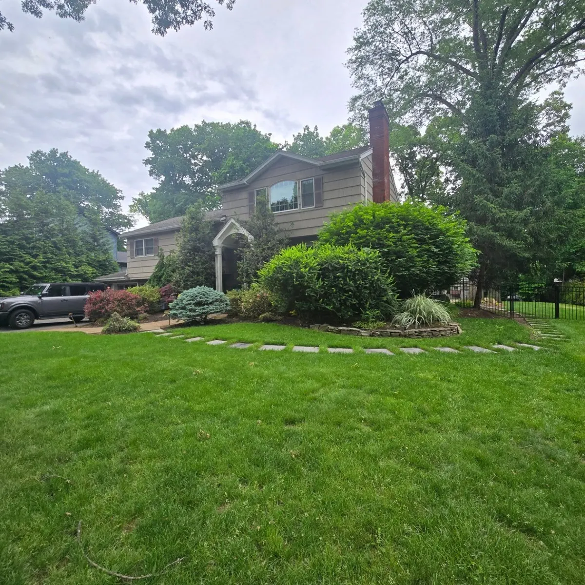 Lawn Mowing project by Top Down Landscaping in Toronto